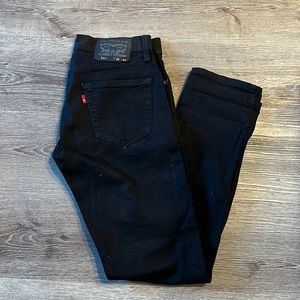 Levi’s 511 black jeans 28x30